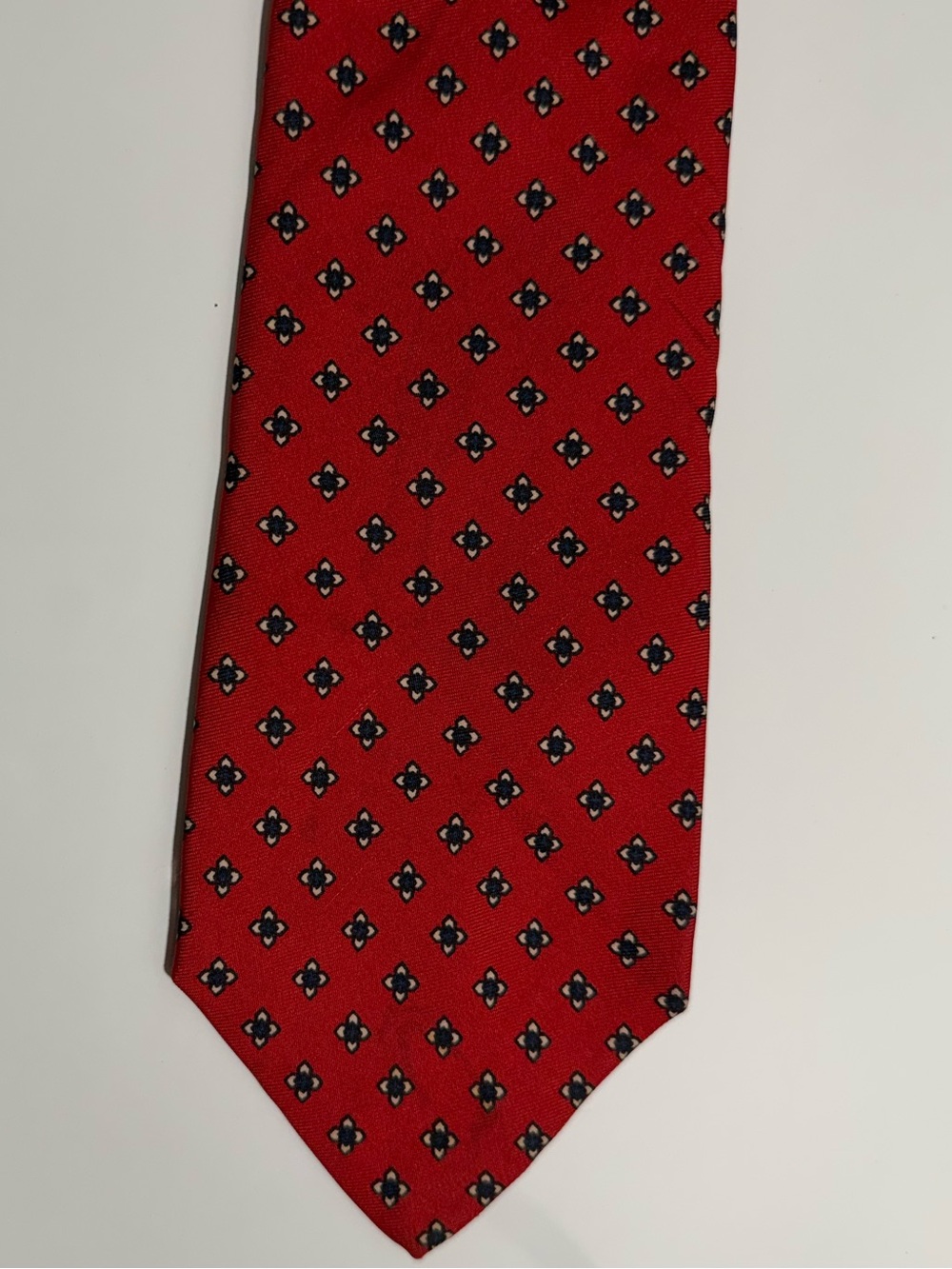 Brooks Brothers 100% Silk Handmade Red